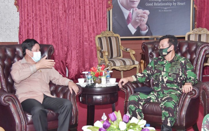 Danlantamal IV Jalin Silaturahmi Plt Gubernur Kepri 