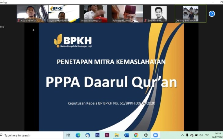 Laznas PPPA Daarul Qur'an Ditetapkan Sebagai Mitra Kemaslahatan BPKH