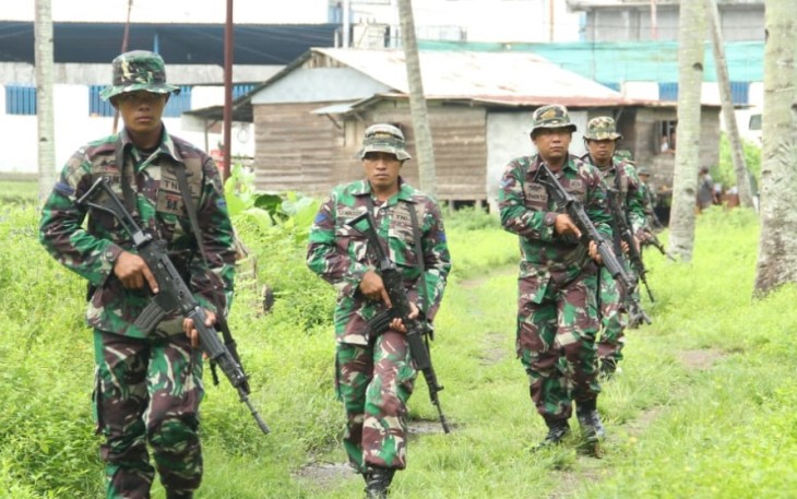 Yonmarhanlan VIII Laksanakan Latihan Patroli Tempur