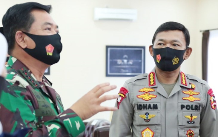 Panglima TNI dan Kapolri Pimpin Rapat Terkait Penanganan Covid-19 di Madiun