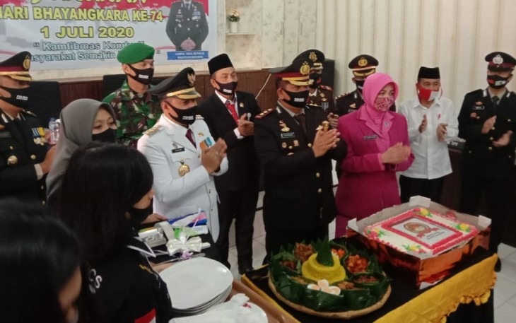 Bupati Batu Bara ikuti Vidcon di Polres