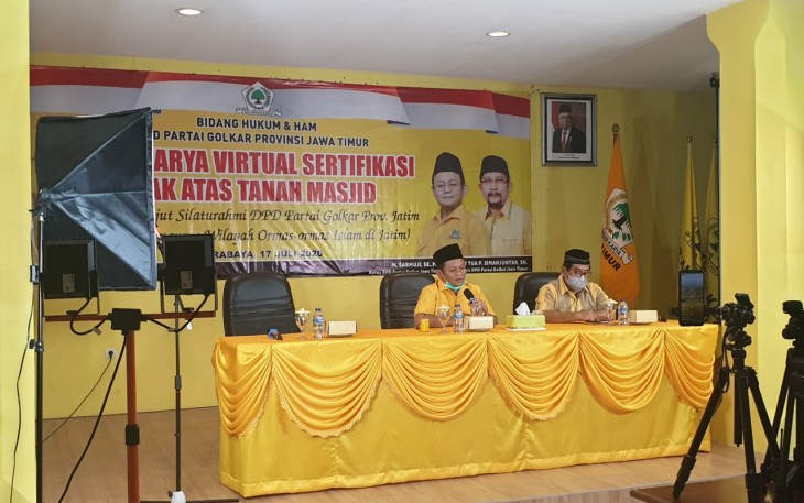 Golkar Jatim Siap Dampingi Pengurusan Sertifikasi Tanah Wakaf
