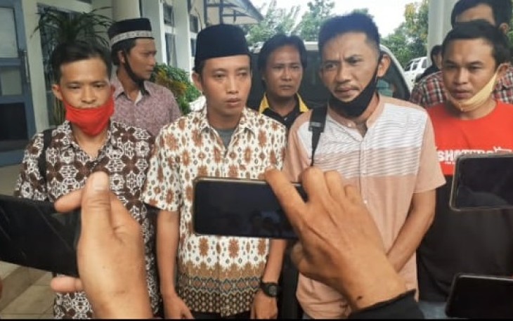 Perwakilan warga babatan usai RDP saat ditemui awak media