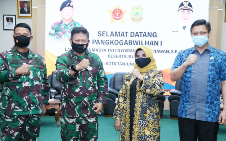 Pangkogabwilhan I Apresiasi Pemko Tanjung Pinang dalam Menjaga Kondusifitas