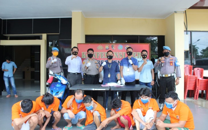 7 Orang Terduga Pelaku Kejahatan Berhasil Diamankan Polres Bengkulu
