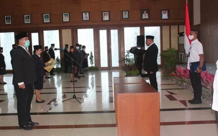 35 Pejabat Dilingkup Pemprov Maluku Dilantik