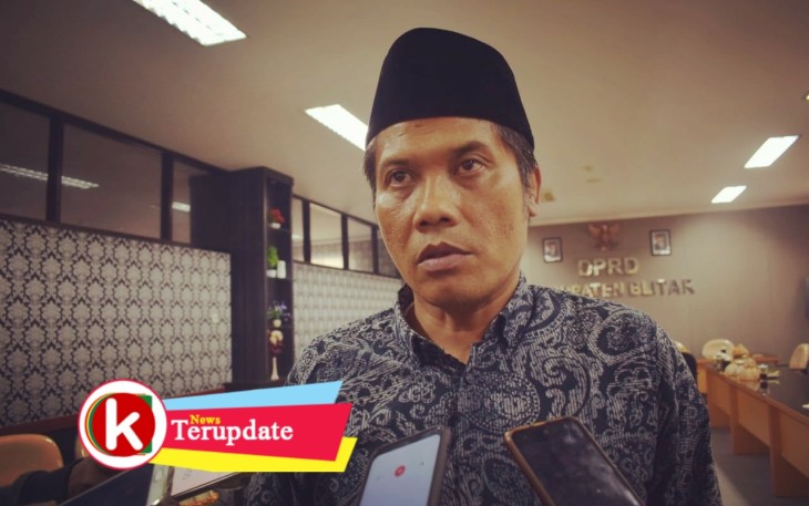 Ketua DPRD Kabupaten Blitar Suwito Saren Satoto (foto: Faisal NR / Klikwarta.com) 