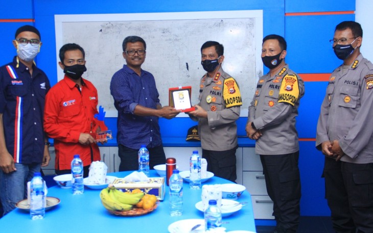 Kapolda Bengkulu Silaturahmi dan Makan Siang Bersama Media Bengkulu Express