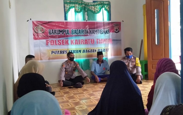 Polsek Kairatu Timur Gelar Bacarita Kamtibmas