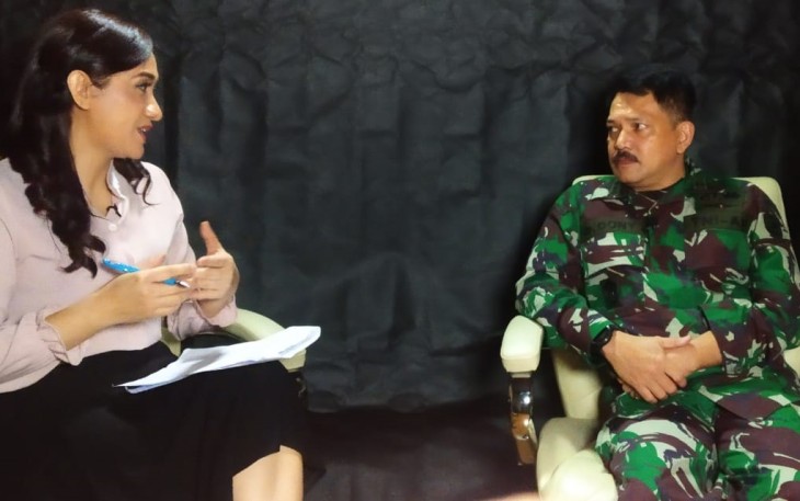 Koordinator Operasional RS Wisma Atlet Jakarta Kolonel Ckm. Dr Stefanus Donny (kanan)