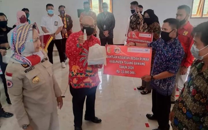 Program Metode 3T Bedah Rumah Dilaunching Bupati Winarti