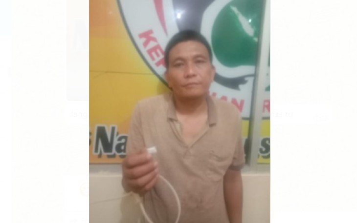 Tersangka dan Barang Bukti saat diamankan