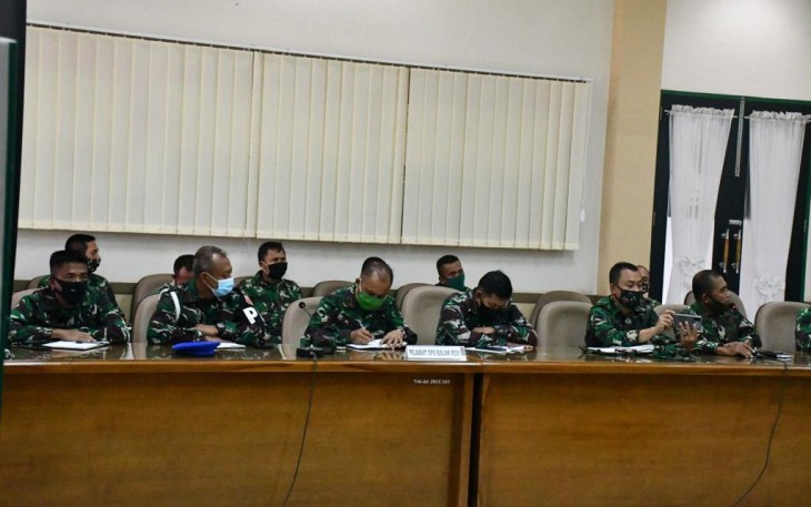 Satgas Penegakan Disiplin Rapat Koordinasi Apel Gelar Pasukan