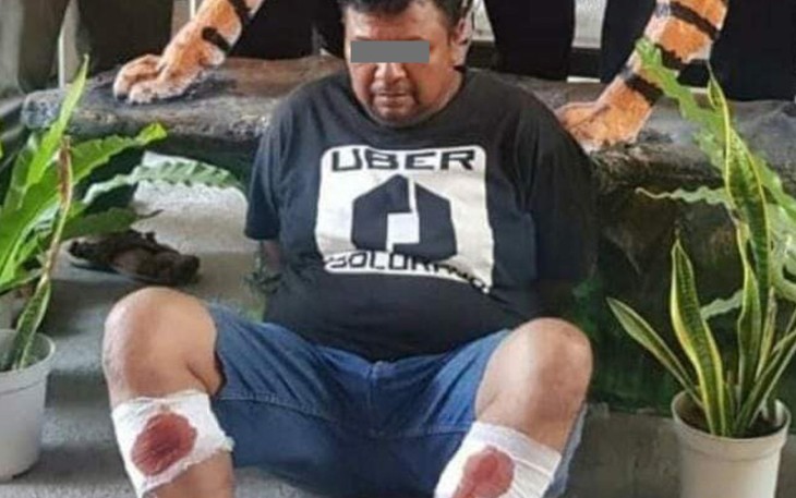 Ht (41) tersangka pembunuhan terhadap satu keluarga. (Foto : Istimewa)