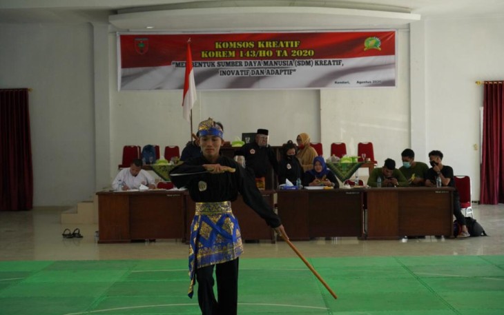 Korem 143/HO Gelar Kejuaraan Pencak