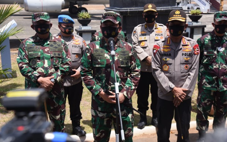 Pangdam Hasanuddin Antar Panglima TNI dan Kapolri di Galaktika