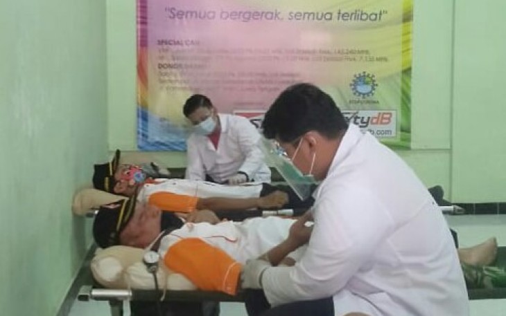 Donor darah dalam rangka HUT ORARI