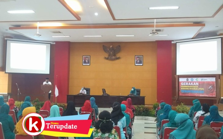 Walikota Santoso Membuka Sosialisasi Gerakan Pemberantasan Sarang Nyamuk Terintegrasi (foto: Faisal NR / Klikwarta.com) 
