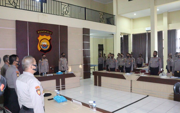 Polda Bengkulu dan Jajaran Gelar Anev dan Realisasi PNBP Obvit 2020