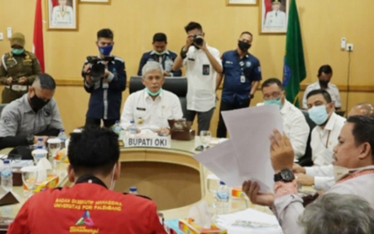 Bupati OKI Ajak Dialog Perwakilan Mahasiswa dan Petani