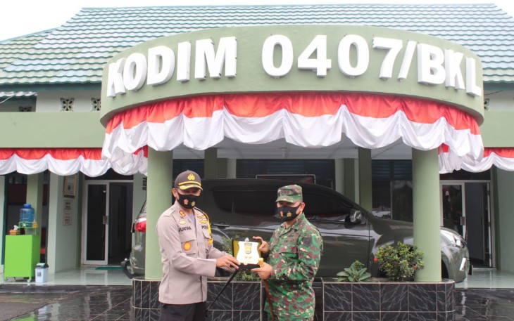 Kapolres Bengkulu Kunjungi Kodim 0407/Bengkulu