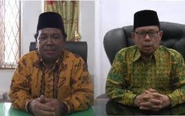 Ketua MUI Provinsi Bengkulu Prof. Rohimin (kiri) bersama Ketua PWNU Dr Zulkarnain Dali