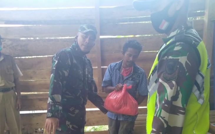 Kondisi rumah Warto (32) warga miskin Dusun 4 Desa Arga Mulya Bengkulu Utara. I news TV/Ismail Yugo