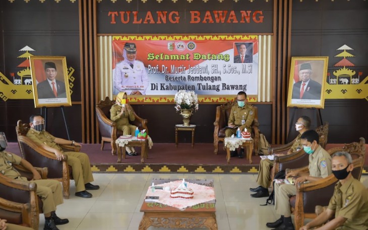 Pemkab Tulang Bawang Terima Kunjungan Guru Besar IPDN