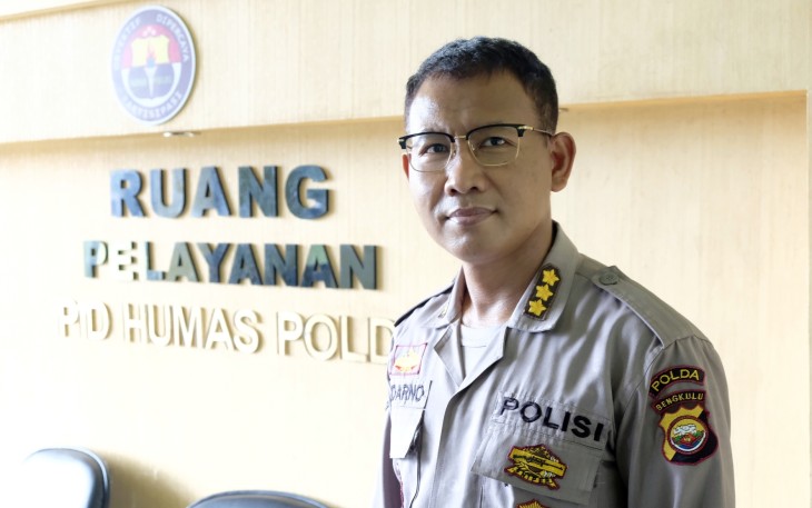 Kabid Humas Polda Bengkulu Kombes Pol Sudarno S Sos MH 