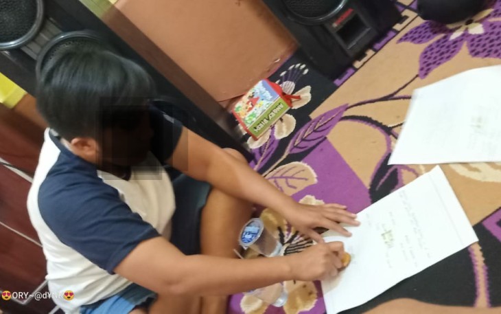 Bhabinkamtibmas Polsek Teluk Segara Damaikan IRT yang Berselisih