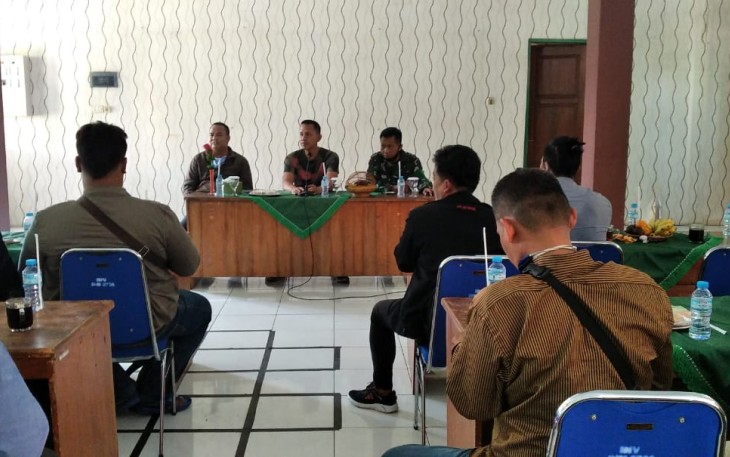 Dandim Batang Silaturahmi Bersama Awak Media Online