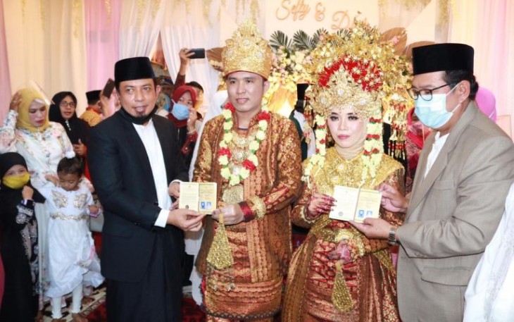 Wakil Wali Kota Bengkulu Dedy Wahyudi Hadir di Pesta Pernikahan 