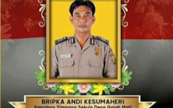 Almarhum Bripka Andi Kusuma Heri