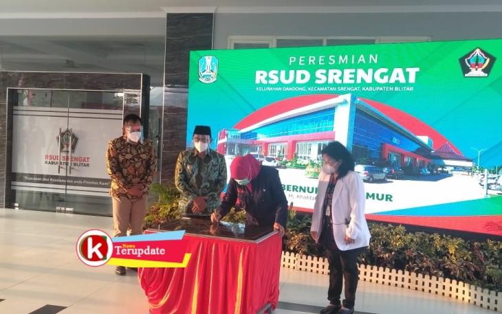 Peresmian RSUD Srengat oleh Gubernur Jawa Timur Khofifah Indar Parawansa, Sabtu (12/09/2020). (foto: Faisal NR / Klikwarta.com) 