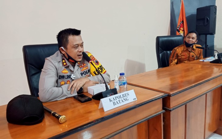 Kapolres Batang AKBP Edwin Louis Sengka