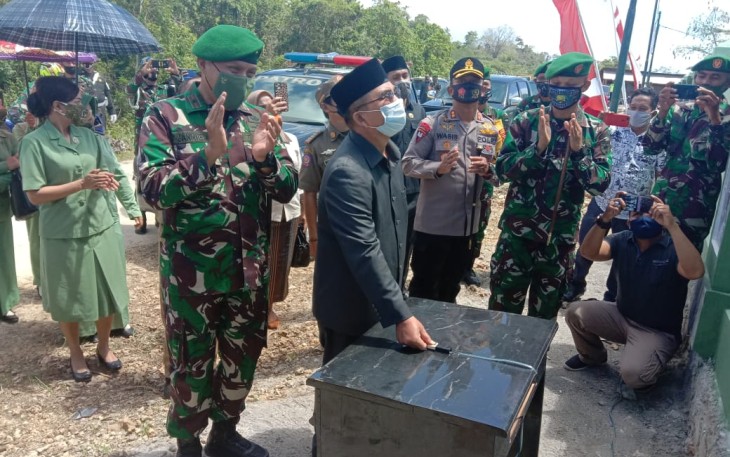 Danrem 143/HO Resmikan Kodim ke 5 Jajaran Korem 143/HO yang Jadi Sejarah Bagi TNI AD  