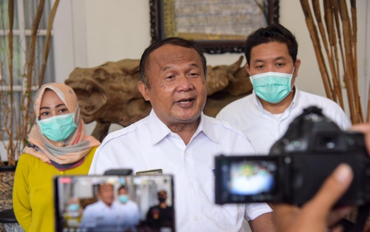 Ketua Harian Gugus Tuga Percepatan Penanganan (GTPP) Covid-19 Kabupaten Purwakarta Iyus Permana