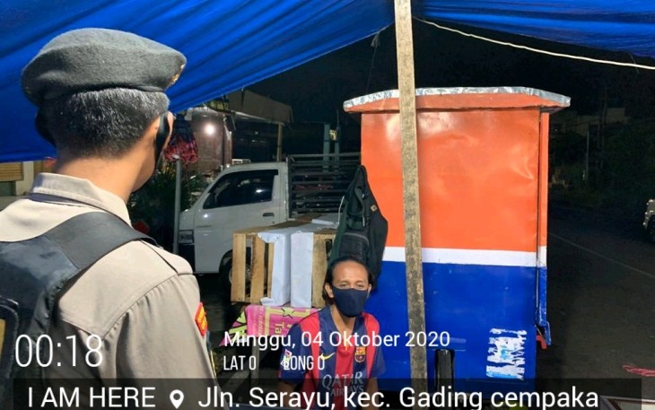 Samapta Polda Bengkulu Tingkatkan Patroli Himbau Masyarakat Protokol Kesehatan Covid-19