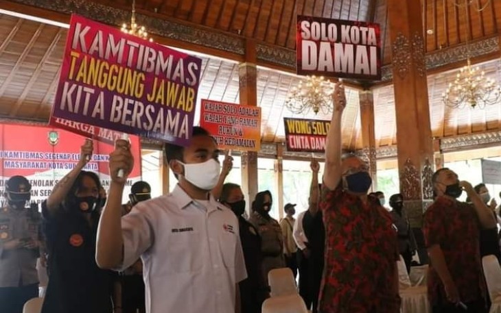 Kegiatan Silaturahmi Kamtibmas Diikuti Segenap Elemen dan Komponen Masyarakat di Pendapi Gedhe Balaikota Surakarta