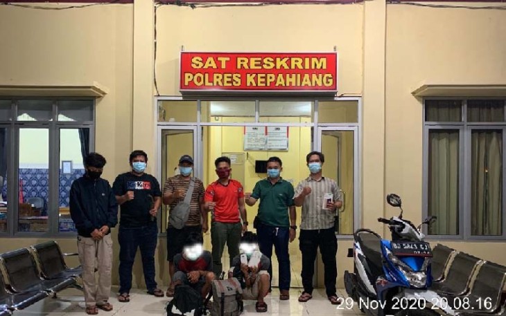 Terduga Pelaku Diamankan  