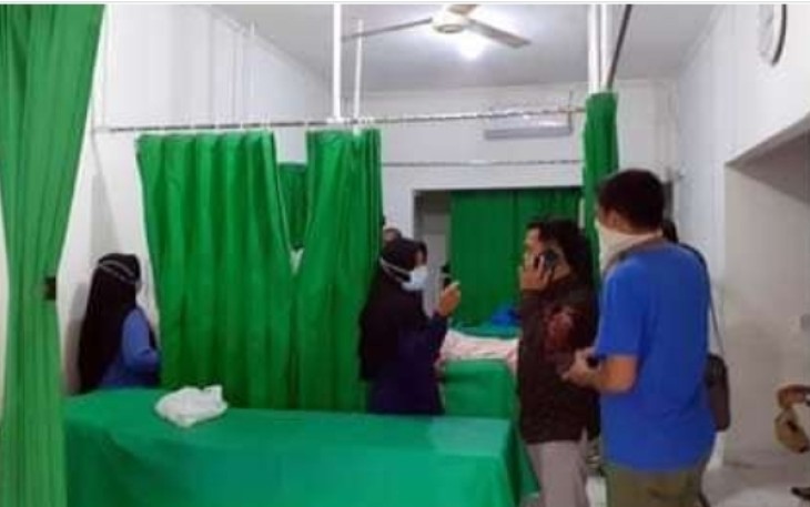Korban Sedang Menjalani Perawatan 