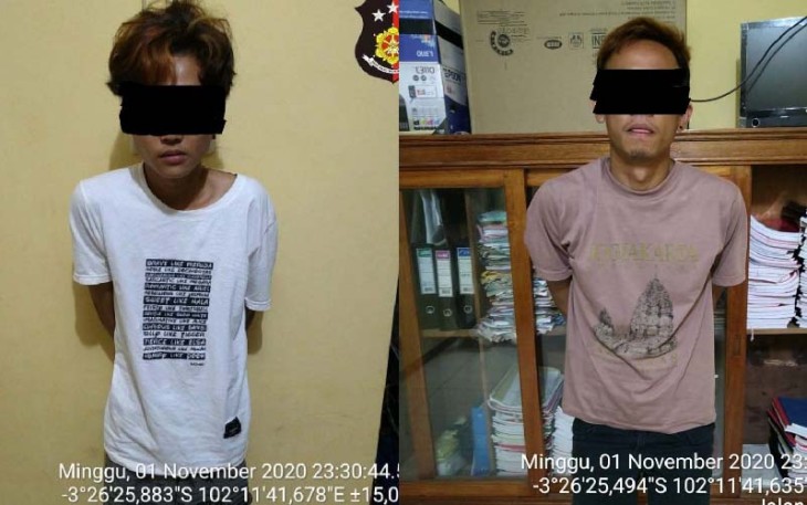 Kedua Terduga Pelaku Curat Diamankan Pihak Kepolisian 
