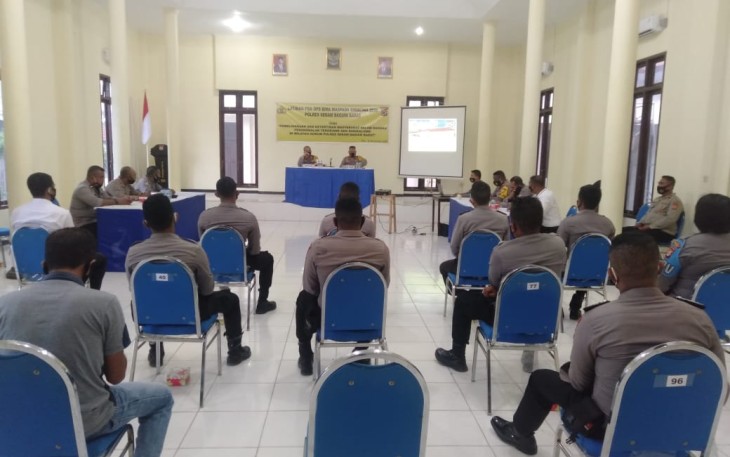 Polres Seram Bagian Barat Gelar Pelatihan Pra Ops Bina Waspada