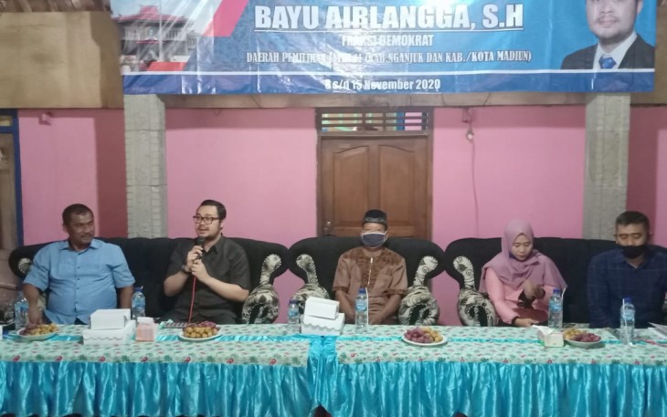  Anggota DPRD Jawa Timur Dapil XI (Nganjuk- Madiun) Bayu Airlangga Jaring Aspirasi Masyarakat 