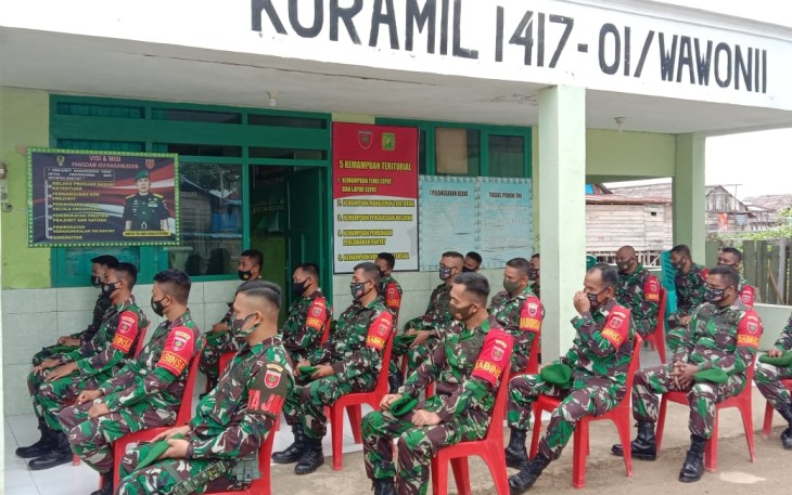 Dandim 1417/Kendari Ingatkan Babinsa Tentang Netralitas Dalam Pilkada