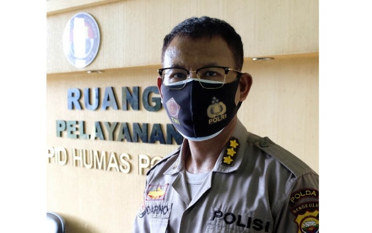 Kabid Humas Polda Bengkulu Kombespol Sudarno SSos MH