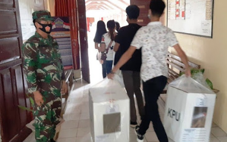 Rapat Pleno Rekalpitulasi Pilkada Serentak 2020 Dikawal Ketat TNI-Polri 