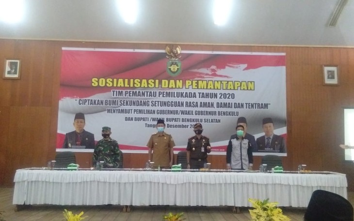 Pjs Bupati Bengkulu Selatan Hadiri Sosialisasi dan Pemantapan Tim Pemantau Pilkada 2020