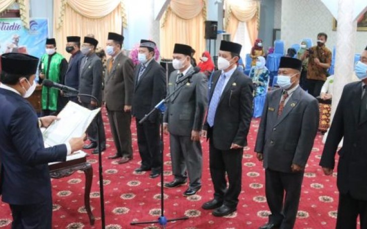 Wakil Walikota Bengkulu Dedy Wahyudi Dalam Acara Pelantikan Pejabat Eselon II