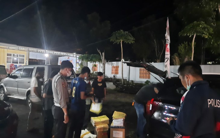 Polres Kepahiang Amankan Distribusi Logistik Pemilu
